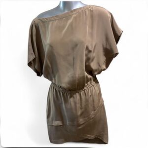 Robert Rodriguez 100% Silk Off-Shoulder Dress Sz 0